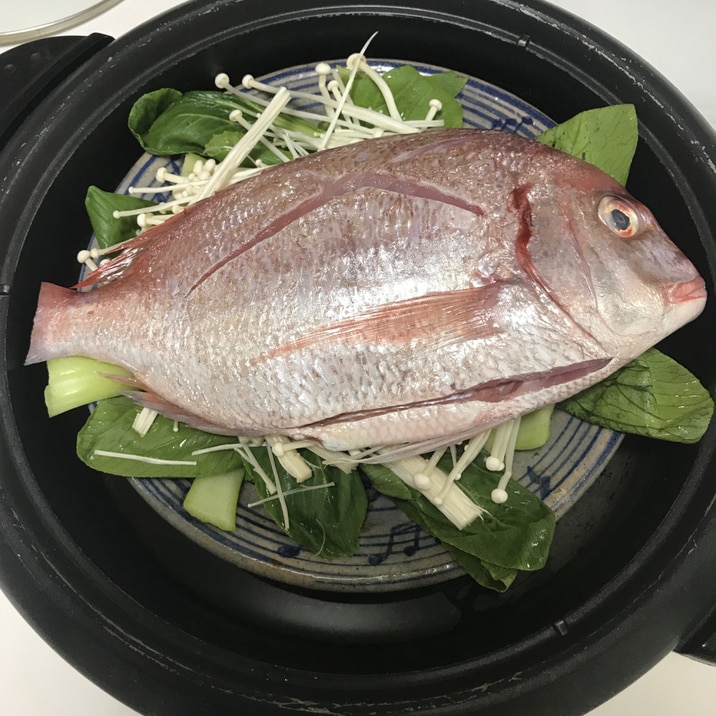 超簡単!安い!美味い!高級料理の真鯛酒蒸し!